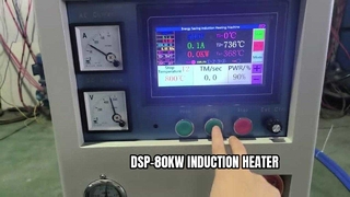 Máquina de calentamiento por inducción de 80 KW para piezas de rodamientos, engranajes, acoplamientos y anillos