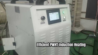 Calentador de inducción con refrigeración por aire de 40 kW para PWHT eficiente