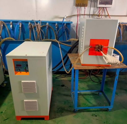Buen precio equipo de tratamiento térmico de inducción del calentador de inducción de frecuencia ultra alta de 80-200Khz 100KW en línea