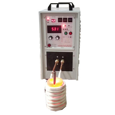 Buen precio Horno de fusión de oro de inducción de horno de alta frecuencia de 15KW 2KG en línea