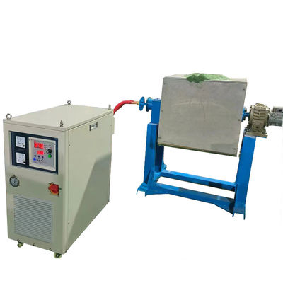 Buen precio Flujo de agua de enfriamiento por encima de 10L Min Horno de fusión por inducción Ofreciendo y funcionando sin problemas con material de crisol cerámico de carburo de silicio de grafito en línea