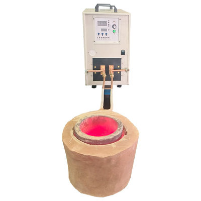 Buen precio Máquina de fusión por inducción IGBT de alta eficiencia con horno de 30 kg MF-60KW en línea