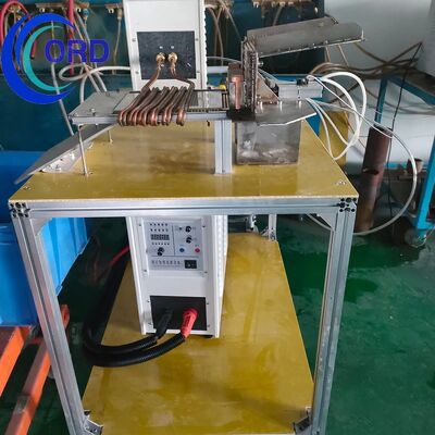 Buen precio China Fábrica de suministro directo IGBT alta frecuencia de inducción máquina de calentamiento de forja en caliente para martillar la barra de acero, varilla y barra de cobre (HF-40KW) en línea