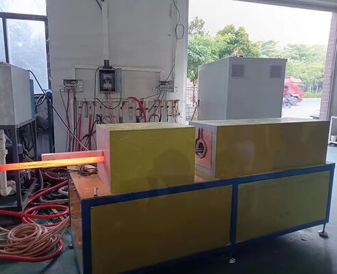 Equipo de forja por inducción de 600KW con sistema de refrigeración por agua y velocidad de calentamiento rápida para el procesamiento industrial de metales