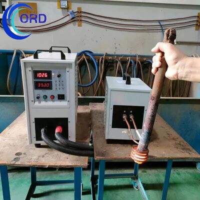 Buen precio Máquina de calentamiento por inducción de alta frecuencia de suministro de China para calentar el rodillo de hierro (HF-25KW) en línea