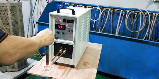 Buen precio Máquina de soldar por inducción de alta frecuencia Hf-15kw en línea