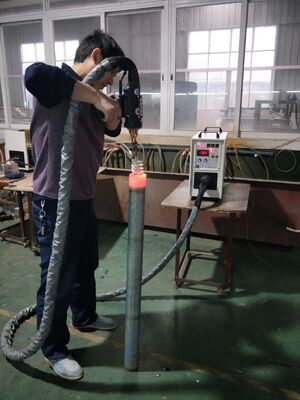 Máquina de calefacción por inducción de alta frecuencia portátil Hfh-40kw