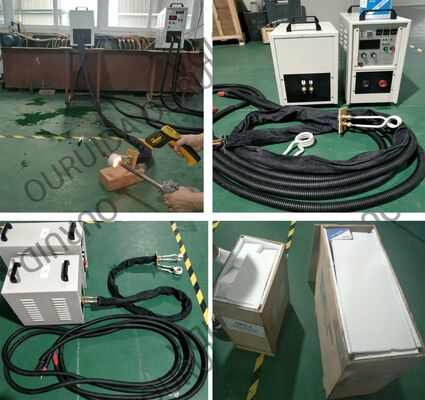 Equipo de calefacción por inducción ultraestable con conexión flexible de 2 M Hf-40ab
