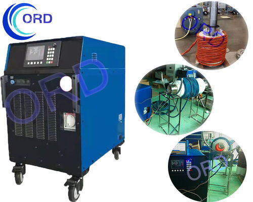 Máquina de calefacción por inducción de refrigeración por aire de tipo digital DSP-40kw para precalentar la soldadura de tuberías metálicas