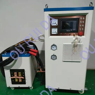 Buen precio Suministro directo de fábrica de China, máquina de temple por inducción IGBT de bajo precio para calentar el tirante, el brazo del muñón de dirección, el sector del engranaje helicoidal en línea