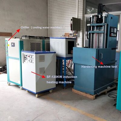 Buen precio China Fabricante Apoyo directo Buen precio Ibgt Máquina de endurecimiento por inducción para rodillos, placas, rodamientos de acero de Quanching (SF-120KW) en línea