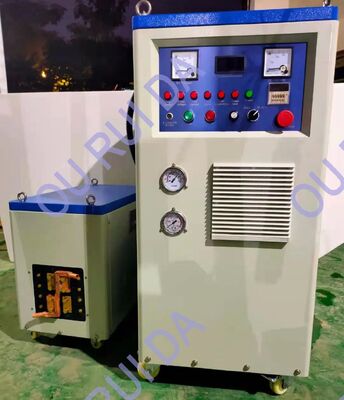 Buen precio Fábrica de ventas calientes Driect Suministro Máquina de endurecimiento por inducción de frecuencia de súper audio para amortiguamiento de agujeros internos a la pieza de trabajo de metales (SF-120KW) en línea