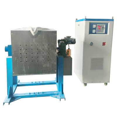 Buen precio Fabricante Horno de fusión por inducción IGBT para minerales en bruto como oro, plata, cobre, hierro, zinc, etc. Industria en línea