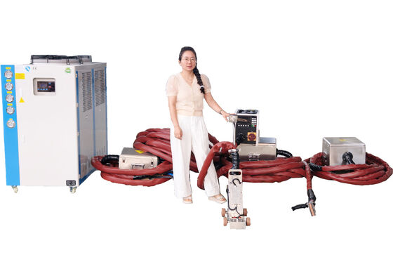 Buen precio Máquina de calefacción por inducción IGBT de 50 kW con enfriamiento por agua para el sistema industrial de enderezamiento de metales en línea